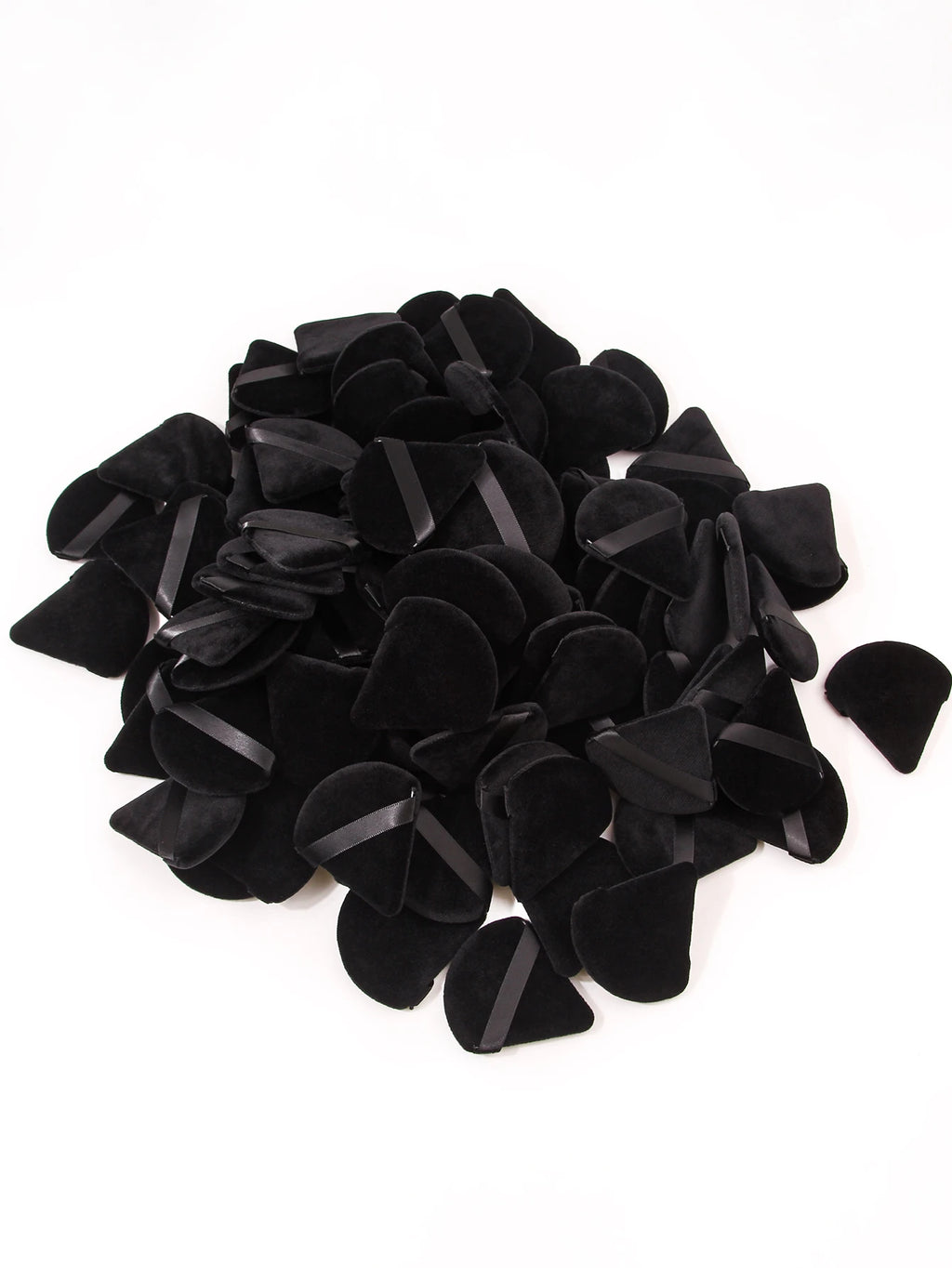 2Pcs/100Pcs Triangle Powder Puff For Loose Powder Liquid Cosmetic Soft Plush Powder Puff Makeup Foundation Puff Makeup Tool Vue