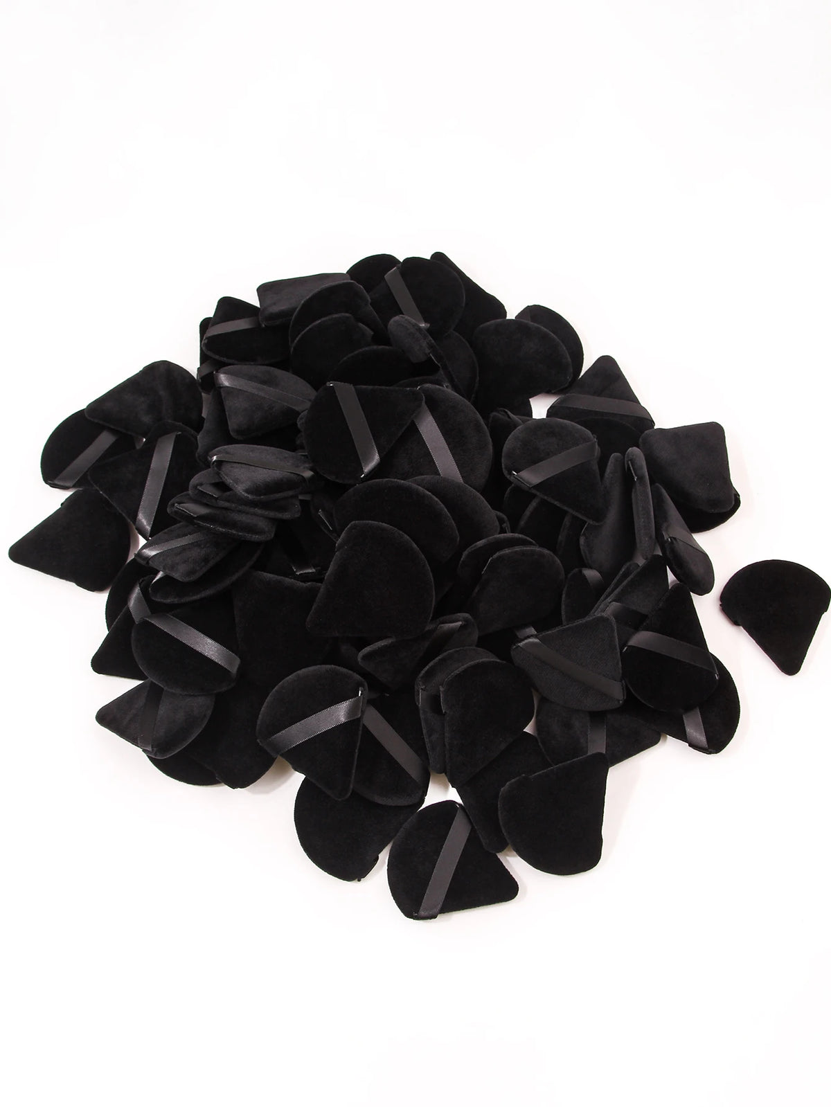 2Pcs/100Pcs Triangle Powder Puff For Loose Powder Liquid Cosmetic Soft Plush Powder Puff Makeup Foundation Puff Makeup Tool Vue