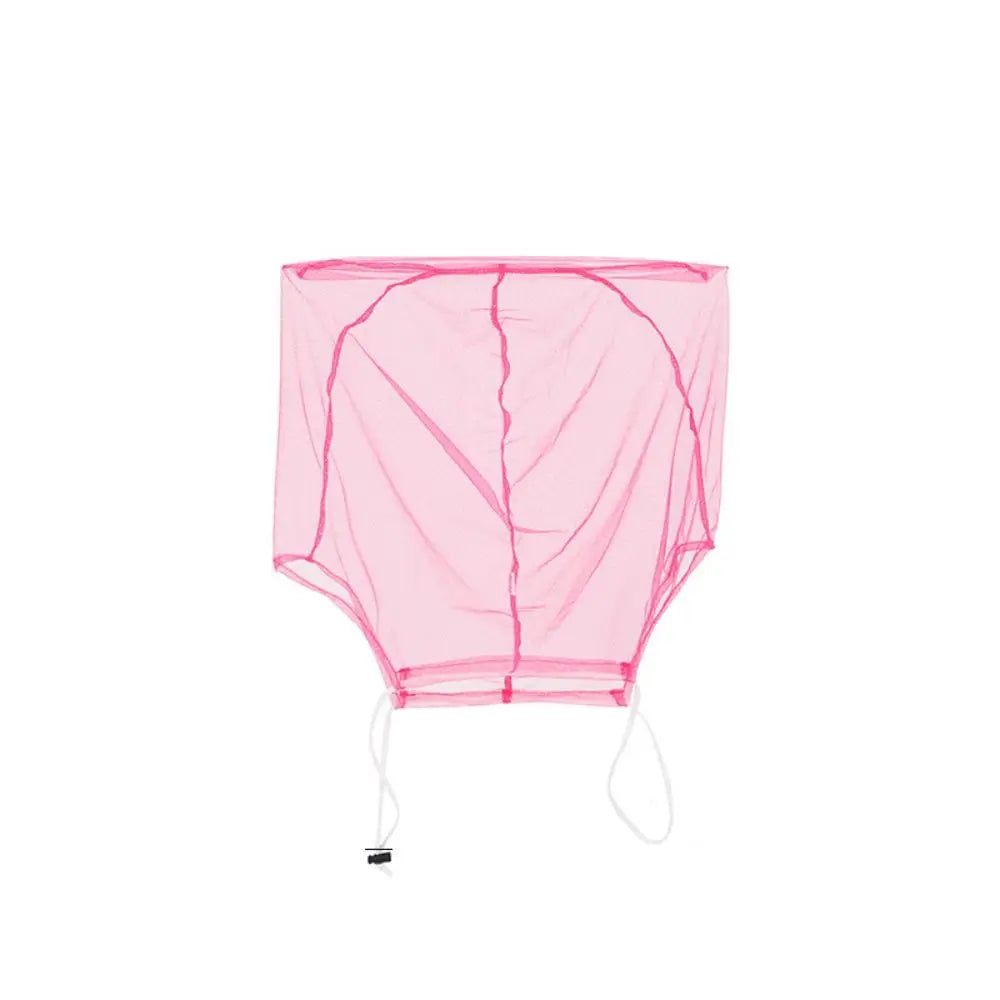 Hat-Veil Beekeeping Hat Fishing Cap Sun Cap Outdoor Fishing Hat Mosquito Net Insect Bee Net Anti Bee Hat Hat Insect Mesh Vue pink L