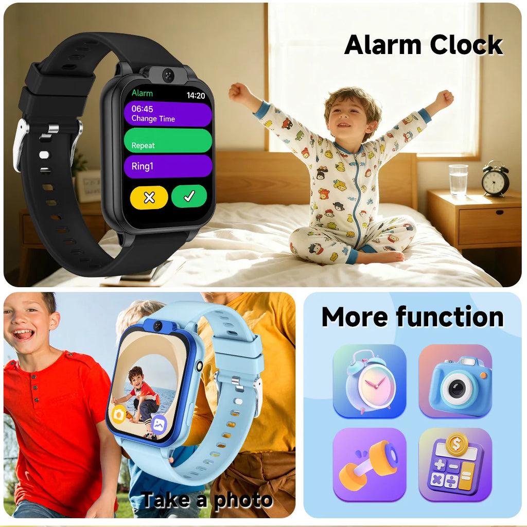 New Smartwatch for Kids 18 Variety of Games Sleep Monitoring HD Camera Control Flashlight Parent-child Interaction Perfect Gifts Vue