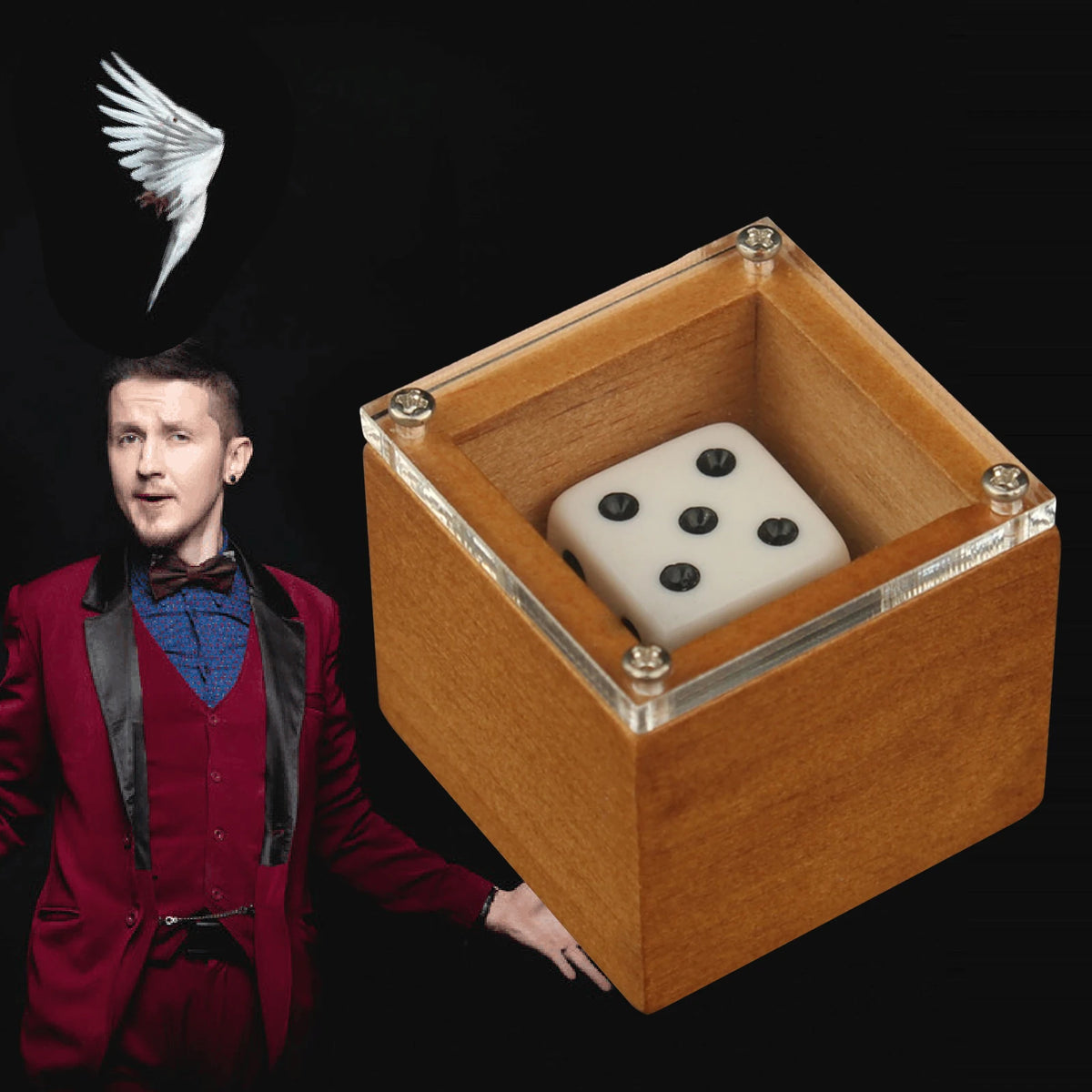 Magic Dice Magic Props Dice Trick Dot Number Change Dice Magic Stage Illusion Props Toys For Kids Adults Vue