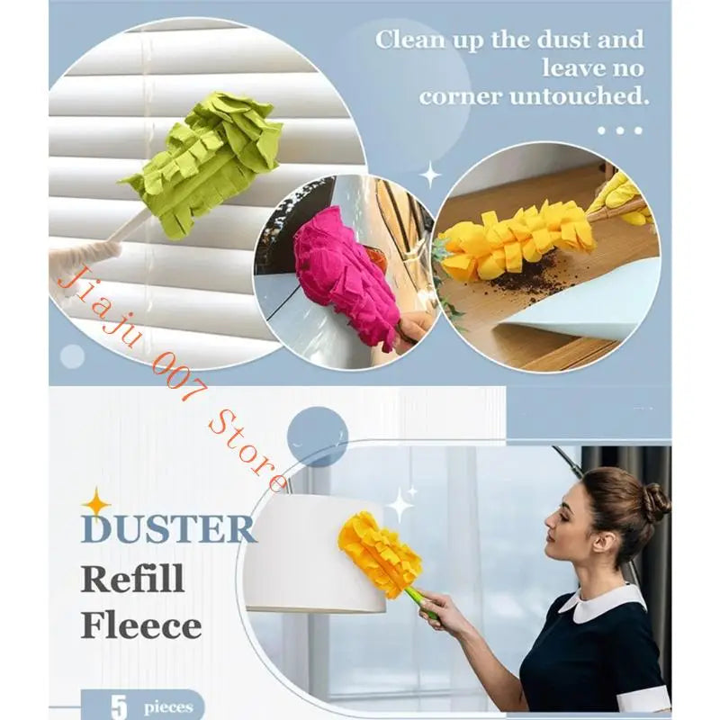 12-Pack Reusable Microfiber Duster Refill Pads – Washable Duster Refill Pads Vue