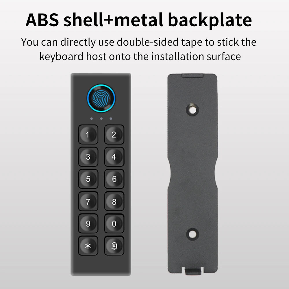 TTLOCK App Wire Free Digital Keyboard Can Be Used In Conjunction With Intelligent Concealed Wireless Fingerprint 13.56mhz Lock Vue