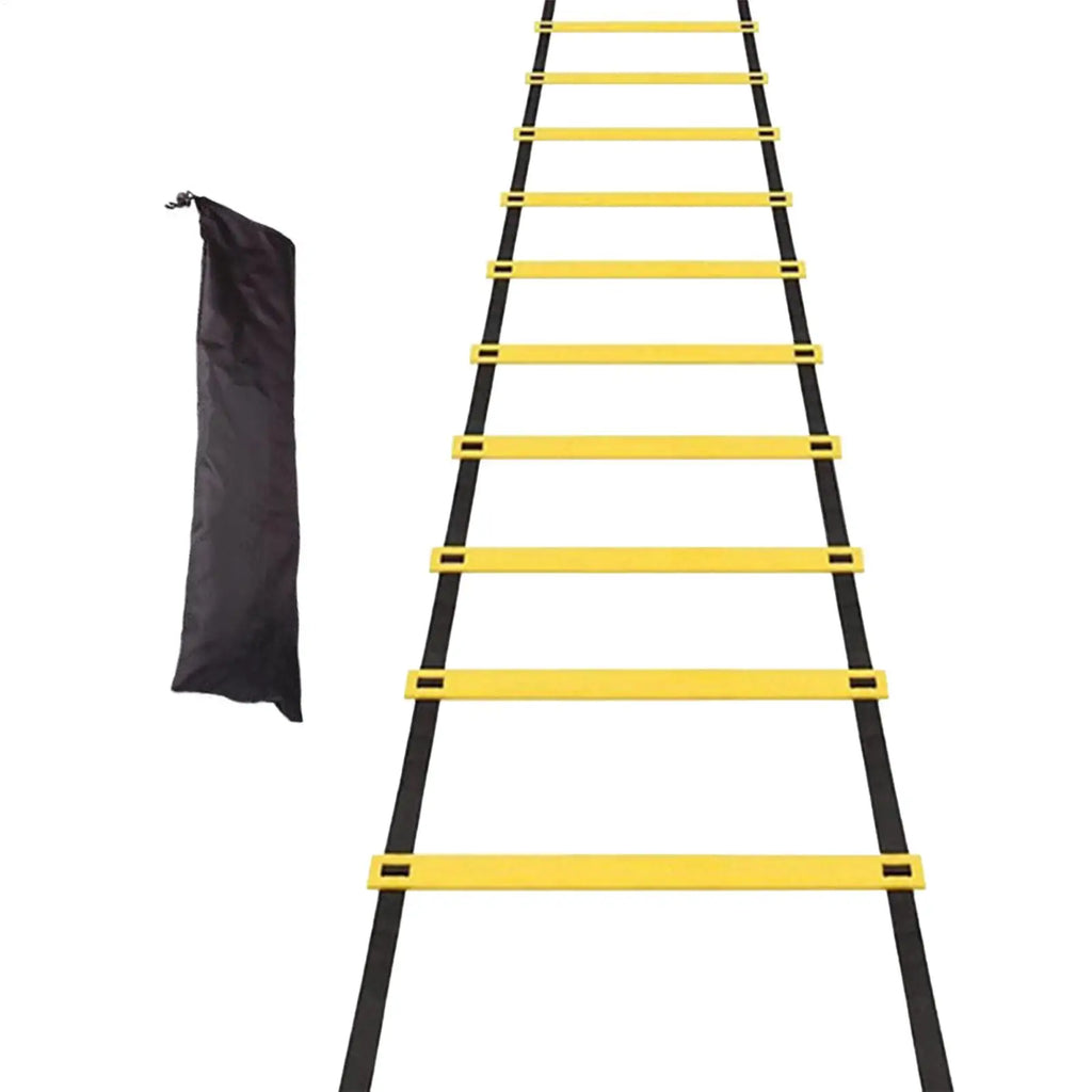 5m 10 sections Agility Ladder Quick Ladder for Training Storage Bag Included Instant Set-up Exerciser for Sports Tennis Soccer Vue