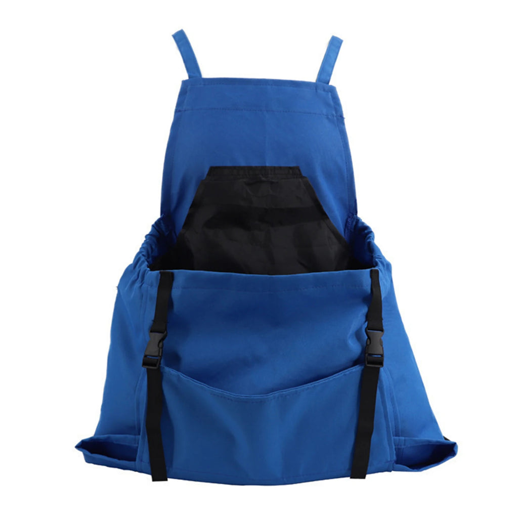 Gardening Harvest Apron – Waterproof Canvas & Deep Pouch Gardening Work Apron Vue Blue China Mainland