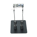 360° Adjustable PCB Holder Soldering Auxiliary Fixture with Magnetic Clamp 6mm Opening Metal Base Anti-slip Foot for Repair Vue Default Title
