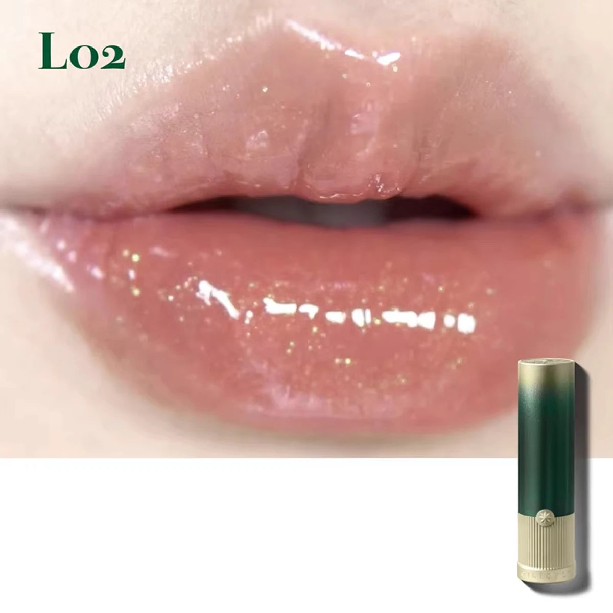 [ClearanceSale] Girlcult Shine Lipstick L02&L07,Glossy&Juicy,Creamy Texture&Silky Touch,Dewy Lip Color,Daily Wear&Casual Chic Vue L02 Flora