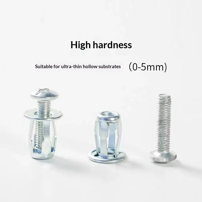 10pcs Petal Shape Rivet Nut M4 M5 M6 M8 Metal Bolt Nut Set for Construction Equipment Maintenance Tasks Vue