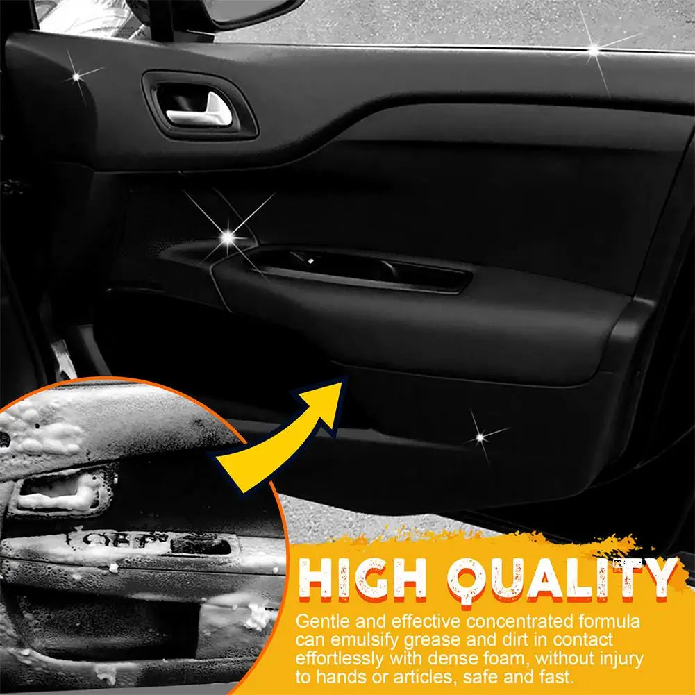 Car Interior Multifunctional Foam Cleaning Spray Car Steering Wheel Leather Seat Decontamination Deep Cleaning Multi-foam Spray Vue