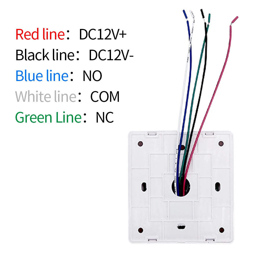 Support Tuya App WIFI Exit Switch Surface Mounted Intelligent Life Access Control System Control 4-Wire Switch Vue