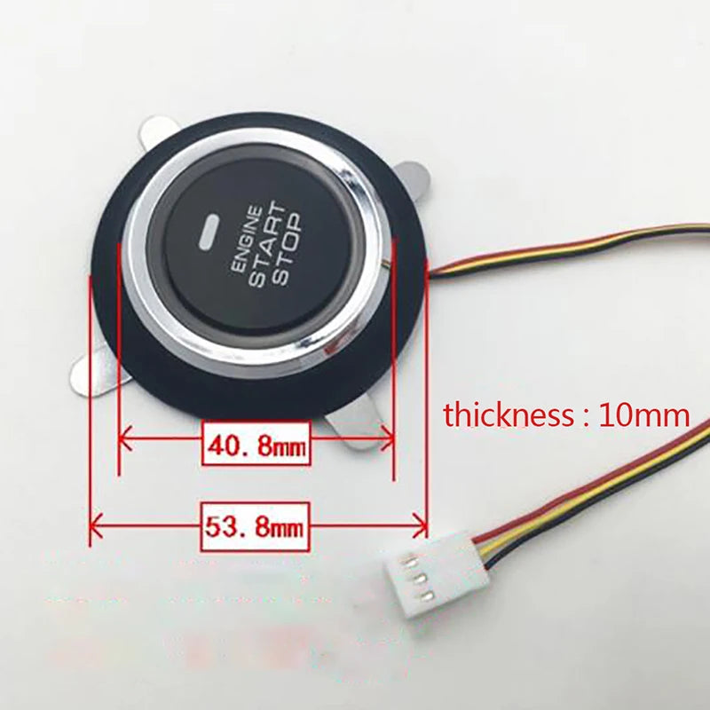 12V Auto Replacement Car Engine Start Stop Push Button Keyless Entry
