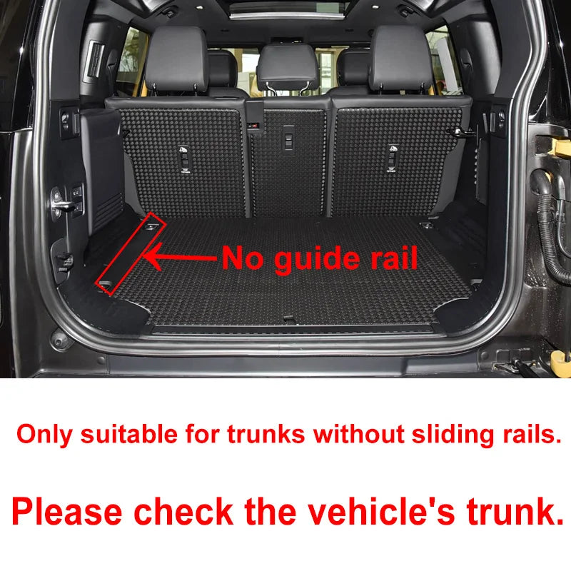 Leather Trunk Mat Land Rover Defender L663 110 5-Seat 2020–2026 Cargo Trunk Liner Vue