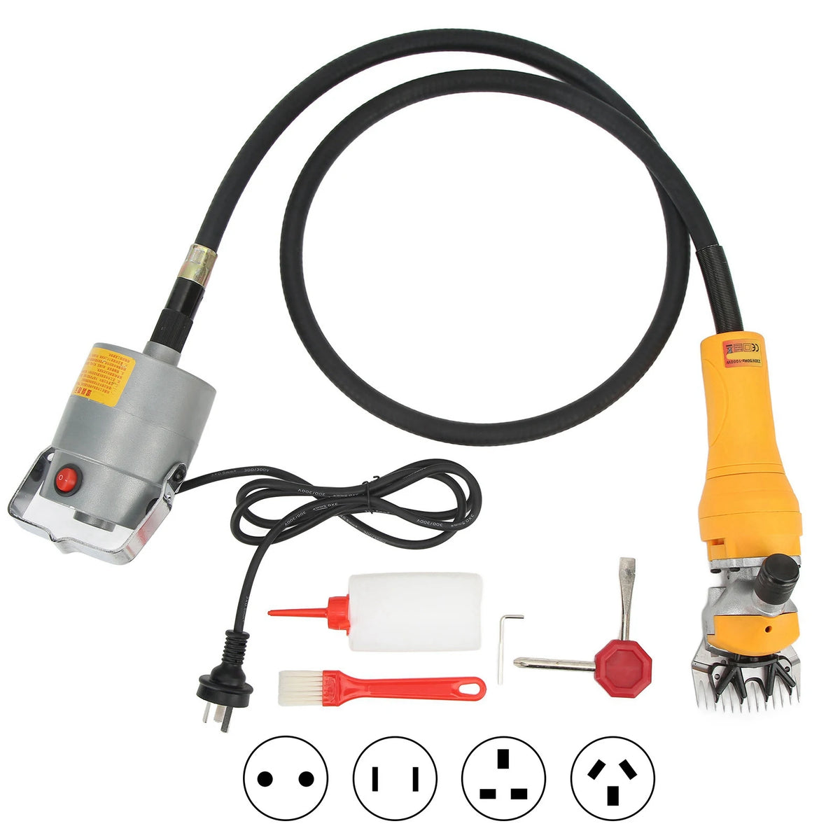 Farm Livestock Grooming Kit 1000W High Power Electric Sheep Clipper 13 Tooth Farm Livestock Shearing Grooming Machine Kit Vue