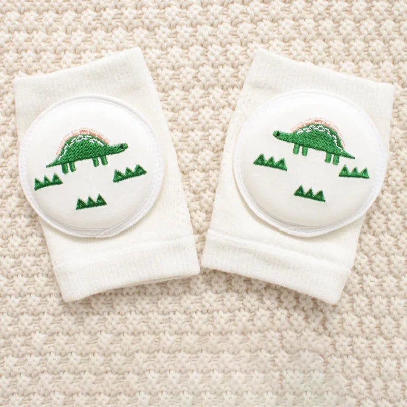 vvocci Baby Crawling Leggings Kids Knee Pads Anti-fall Baby Knee Pads Children Learn To Crawl And Toddlers In Summer Vue others B353 Green dinosaur