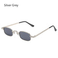 Small Rectangle Sunglasses Women Men Retro Metal Frame Punk Sun