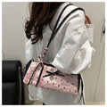 Elegant Korean Bow Decoration Women's Handbag Niche PU Material