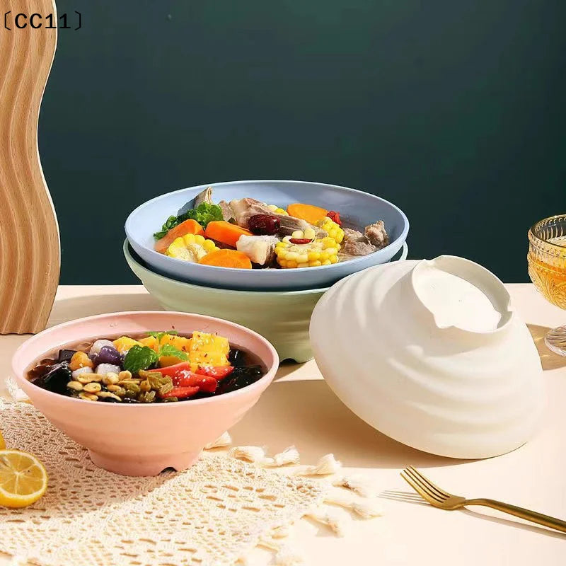 7- Unbreakable Ramen Bowl Noodles Cereal Soup Salads Kitchen Dining Vue
