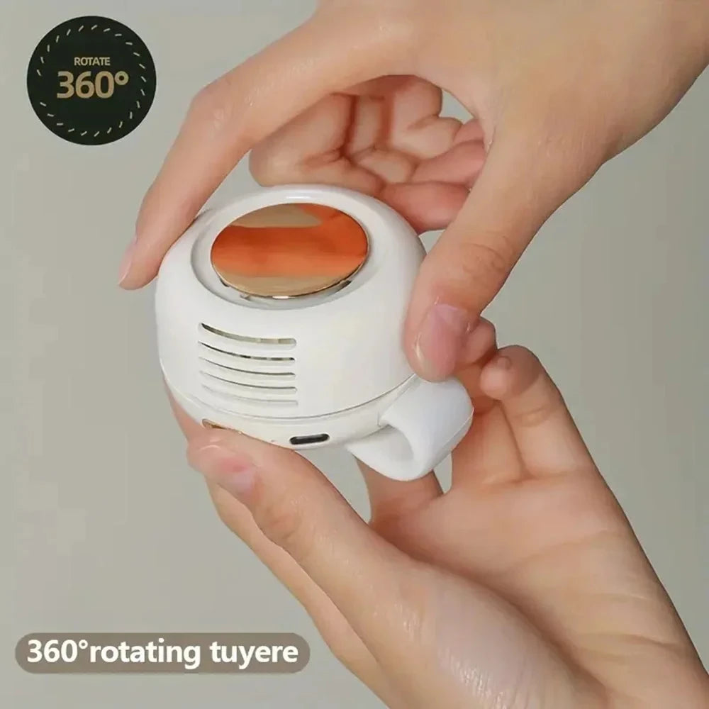 Whirlwind Leafless Fan Portable Button Design USB Charging Silent