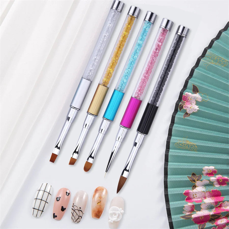1 piece, nail pen phototherapy pen, paint pen 5 colors French nails brush brushing phototherapy gel extension gel painting Vue