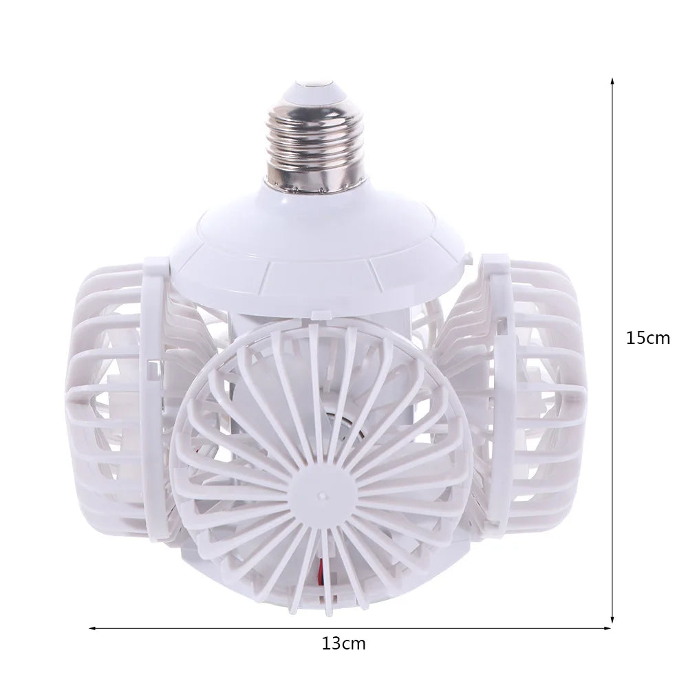 2 in 1 LED Ceiling Fan Light Wind Speed Adjustable with Remote Control Remote Control Aircraft Shaped Fan Light Quiet Vue