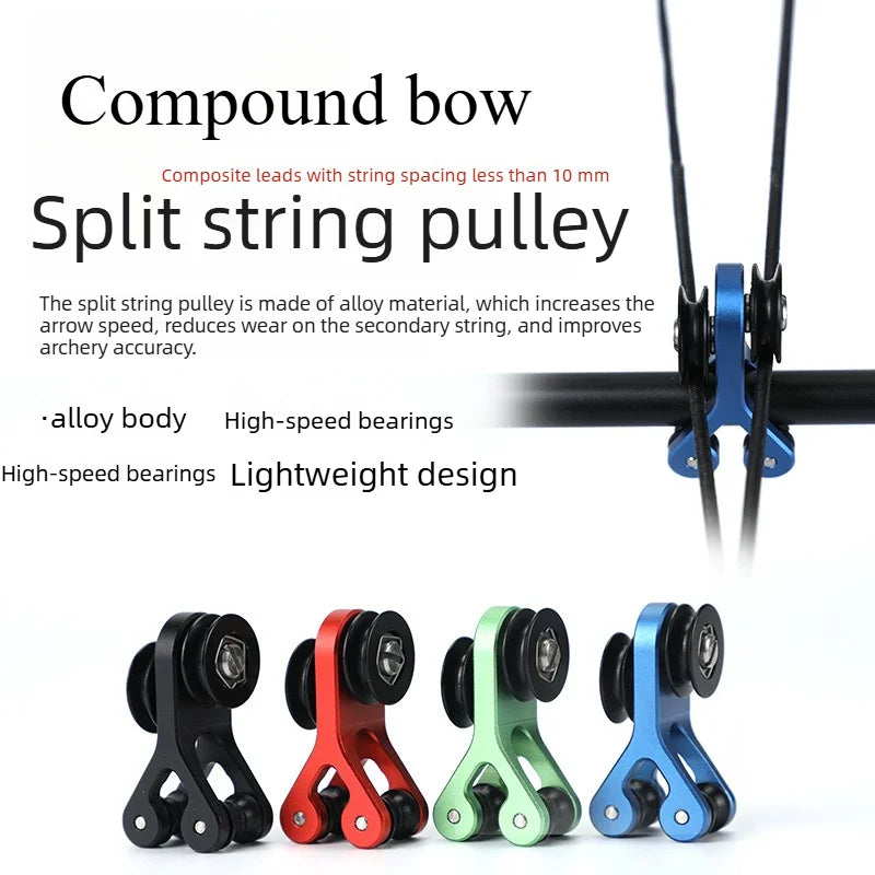 Splitter Slider Composite Bow Metal Splitter Smooth Without Breaking The Strings Bow and Arrow Accessories, High Precision Vue