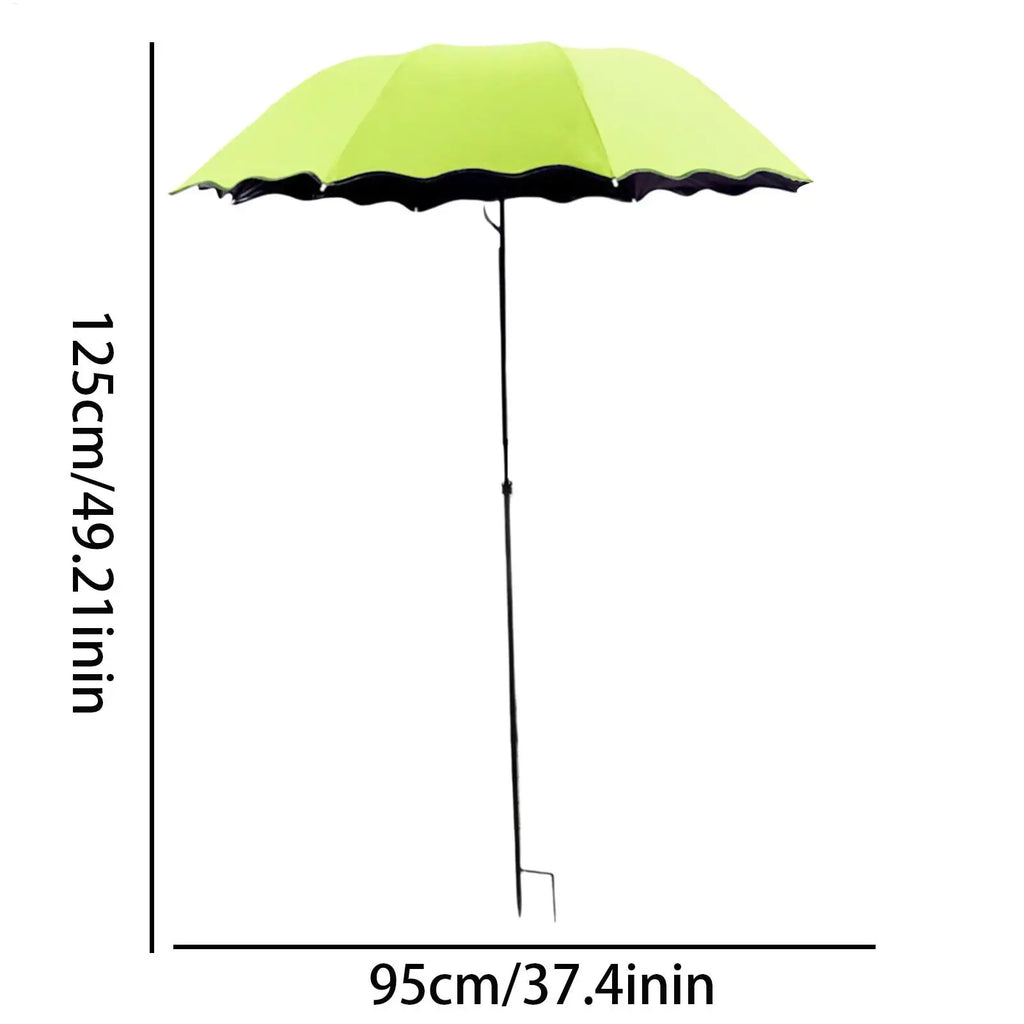 95cm Garden Plants Shade Umbrella Parasol Patio Umbrella for Gardeners Outside Yard Patio Porch Backyard Deck Balcony Vue