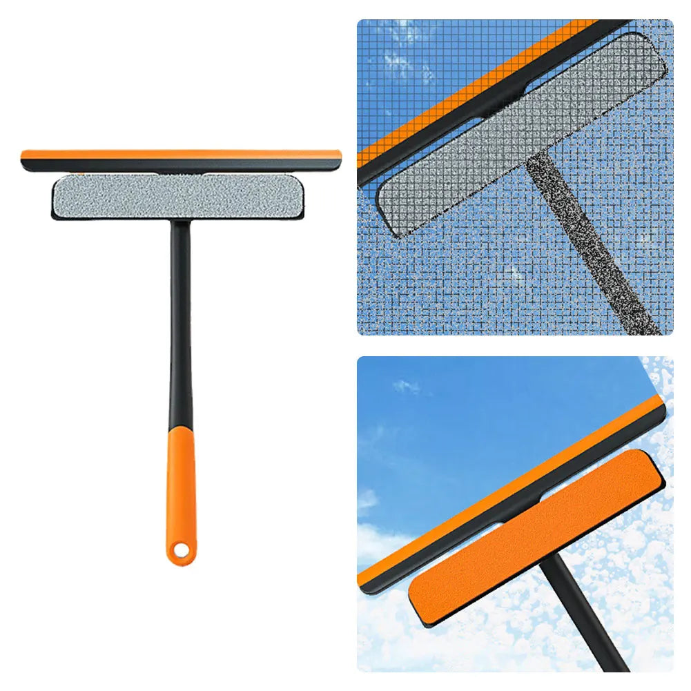 Shower Squeegee Glass Clean Scraper Washing Wiper Hanger Floor Window Cleaning Household Water Wall Hanging Mirror with Handle Vue