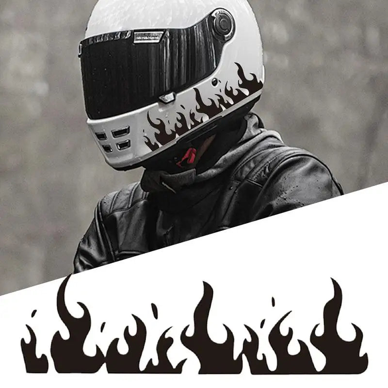 Flame Car & Motorcycle Decals – Waterproof PVC Stickers Vehicle Flame Decals Vue