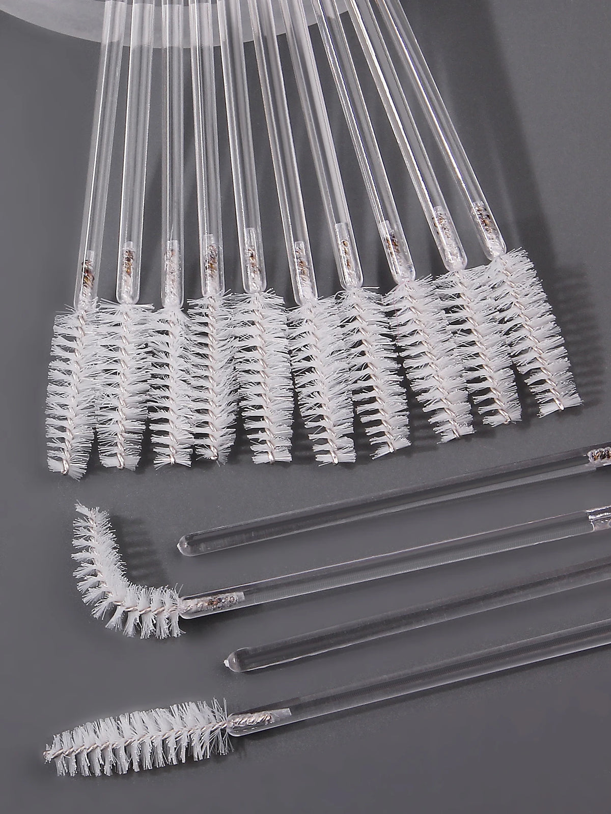 10PCS/20PCS/50PCS/100PCS Single-Head Eyelash Brush, Flexible Brush Head, Spiral Eyebrow Brush, Eyelash Makeup Brush Tool Vue