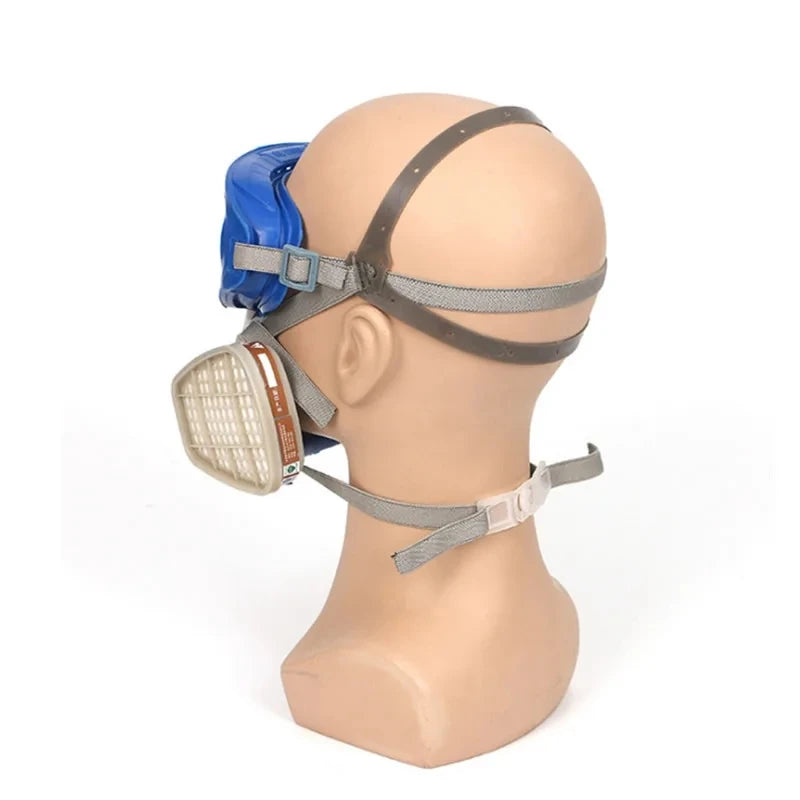 Multi-Function Gas Dust Mask With Safety Glasses Gas Respirator Filters Work Safety For Painting Pesticide Spraying Woodwork Vue