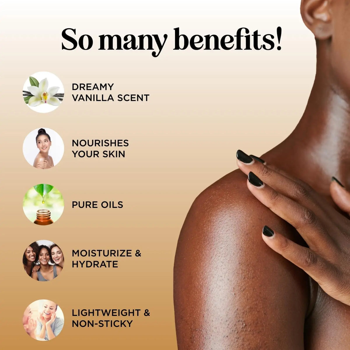 Cashmere Vanilla Body Massage Oil Hydrating Nourishing Skin And Hair Glossy Oil Infused With Shea Butter And Jojoba Seed Oil Vue
