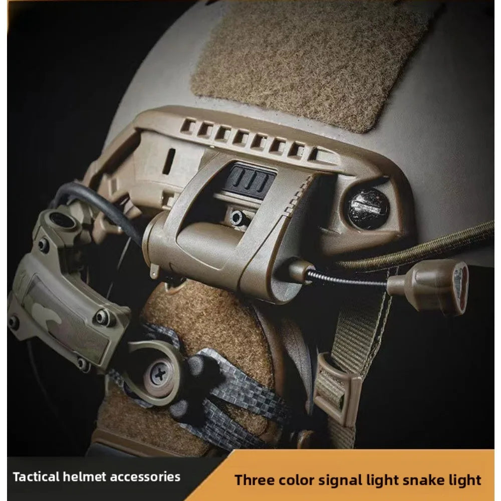 MPLS CHARGE Outdoor Tactical Helmet Signal Light Four-color Serpentine Light CS Infrared Identification Light IR Identification Vue