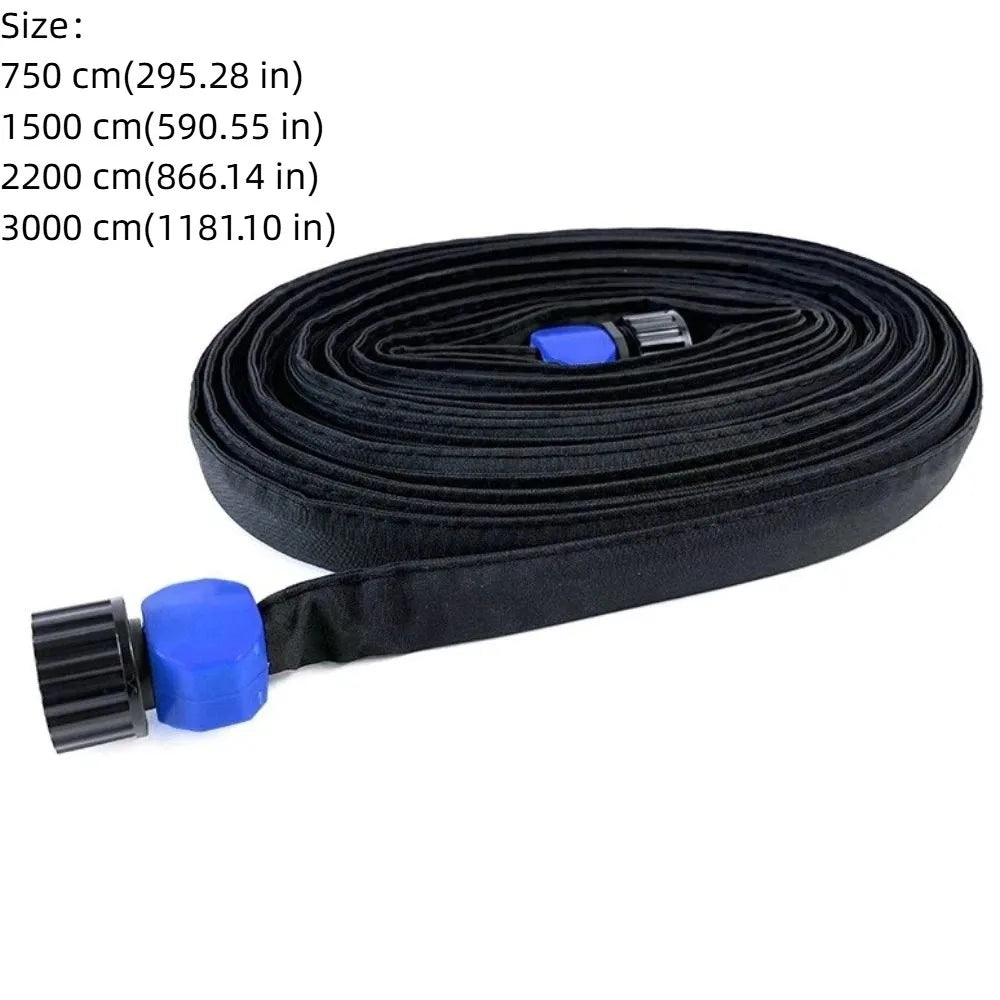 Thickened Flat Porous Seeping Hose Uniform Infiltration Efficient Micro Drip Irrigation Water-saving Drip Irrigation Tape Vue