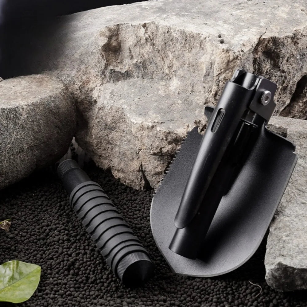 New Fire Engineer Shovel Multi-functional Shovel Military Shovel Outdoor Camping Supplies Folding Shovel Vue