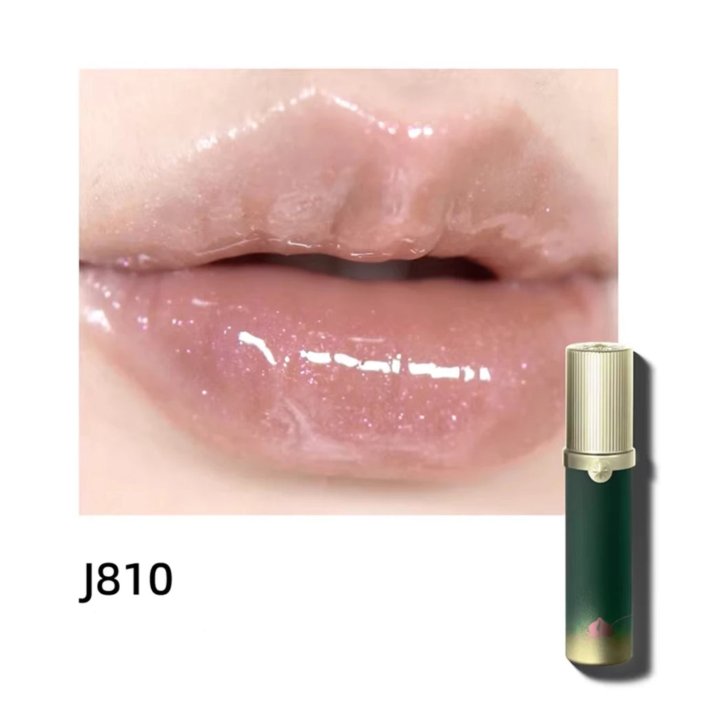 Girlcult Unreal Lip Gloss J810-12,High-Shine&Hydrated,Quick-Drying,Highly Pigmented,Silky Smooth,Exquisite&Unique,Daily Makeup Vue J810 White Dew