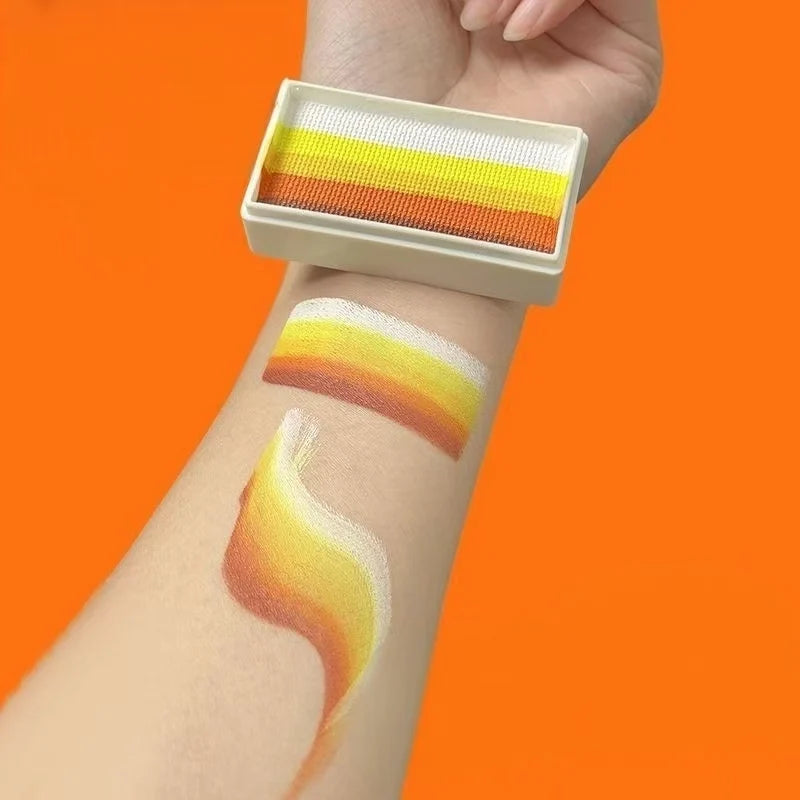 New Products Rainbow Split Cakes 30g Body Art Face Painting Water-based Holiday Adults Kids Cosplay Fancy Dress Costumes Stage Vue NL30-011