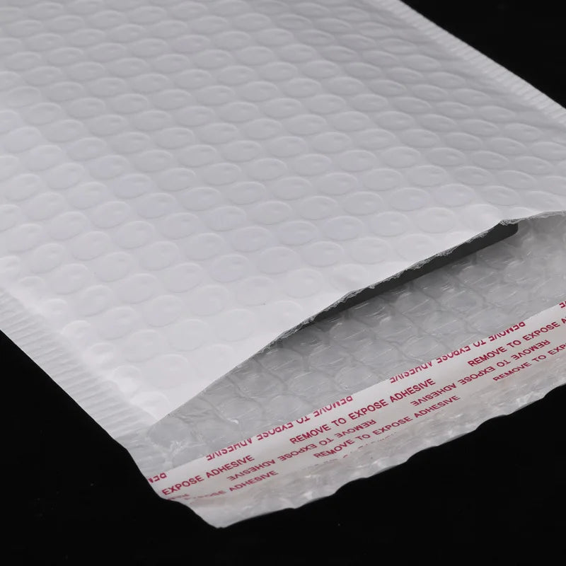 50PCS White Bubble Mailers Bubble Padded Mailing Envelope Mailer Foam for Packaging Self Seal Shipping Bag Bubble Padding Bag Vue