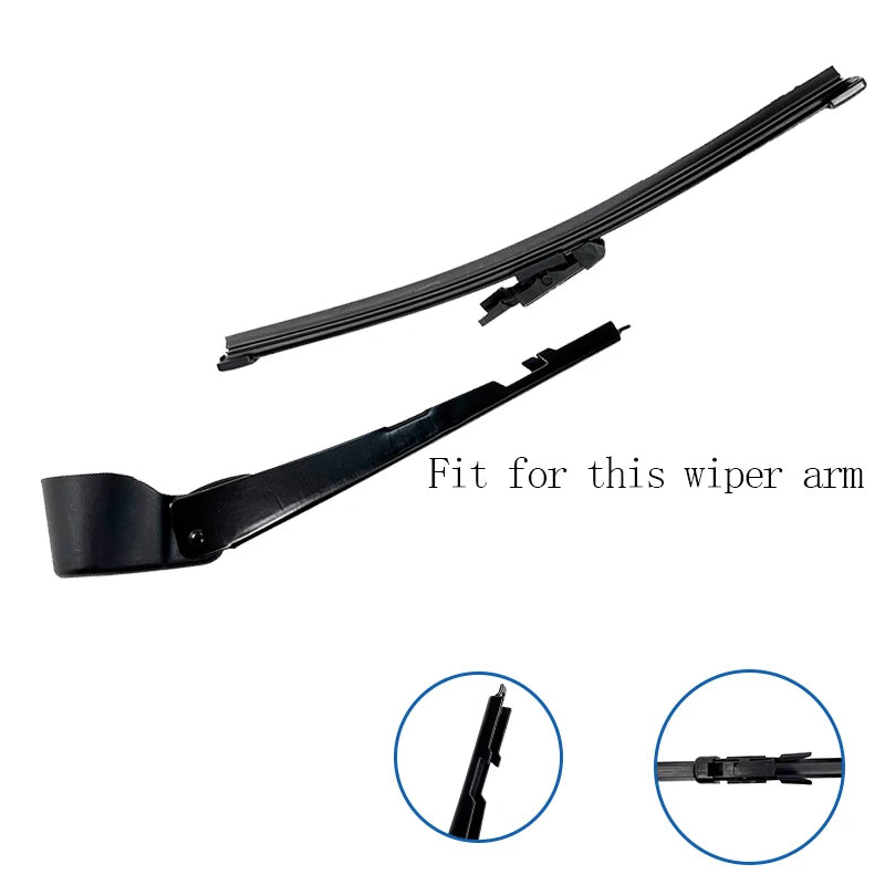 Set For BMW 1 Series 116i 116d 118i 118d 120i 120d 123d 130i E81 E87 2004~2011 Car Front Rear Wiper Blades Windshield Windscreen Vue