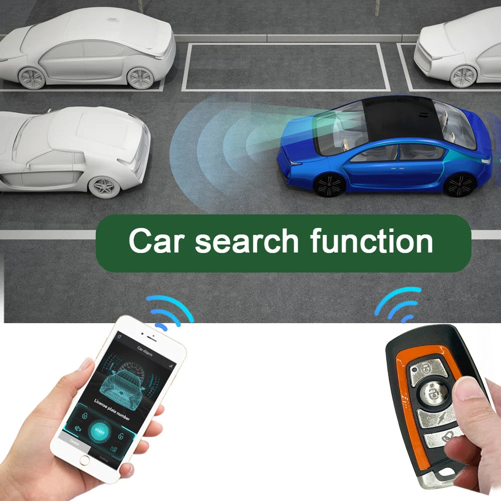 GIORDON Universal 12V Car Remote Central Kit Door Lock Keyless Entry System Central Locking With Remote Contr Vue
