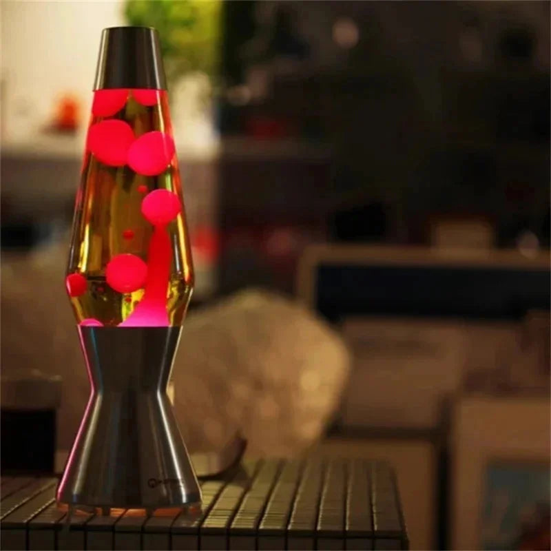 Lava Lamp Volcano Cone Bottle Floating Jellyfish Night Light Romantic Home Decor For Bedroom Kids Teen Gifts Halloween Christmas Vue