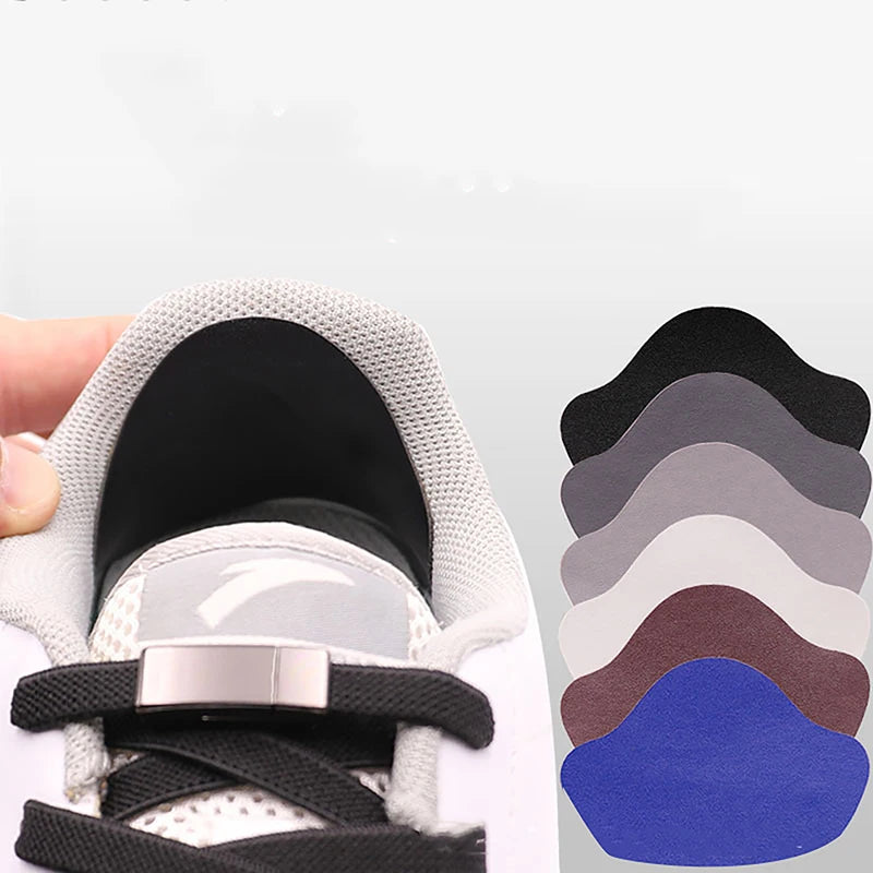 6PCS Self Adhesive Repair Patch For Shoes Heel Wear Hole Sports Shoes Back Pad Anti Wear Washable Patch Vue