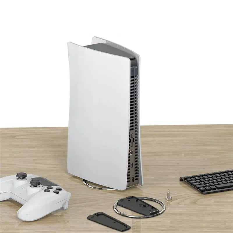 Hot-Slim Vertical Stand For PS5 Secure, Stylish Base For Playstation 5 Disc And Digital Models Vue