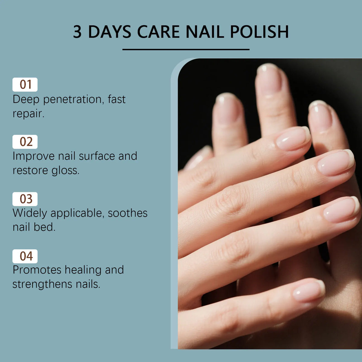 Brightening Nail Care Oil - Gentle Formula, Nourishes Fingernails & Toenails, Natural Shine, Portable Daily Care Vue