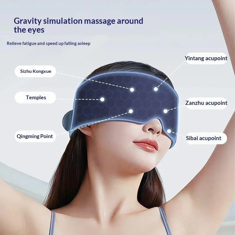 Gravity Soft Eye Mask with Light Blocking Double-Sided Design Comfortable Breathable Material for Sleeping Vue
