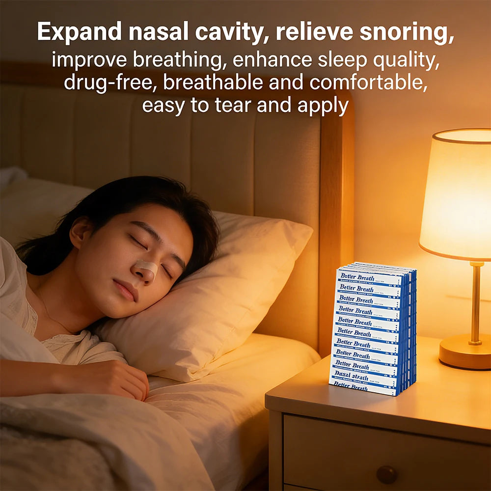 300 200 Breath Nasal Strips Sleep Aid Device Easier Breathing Nose Vue