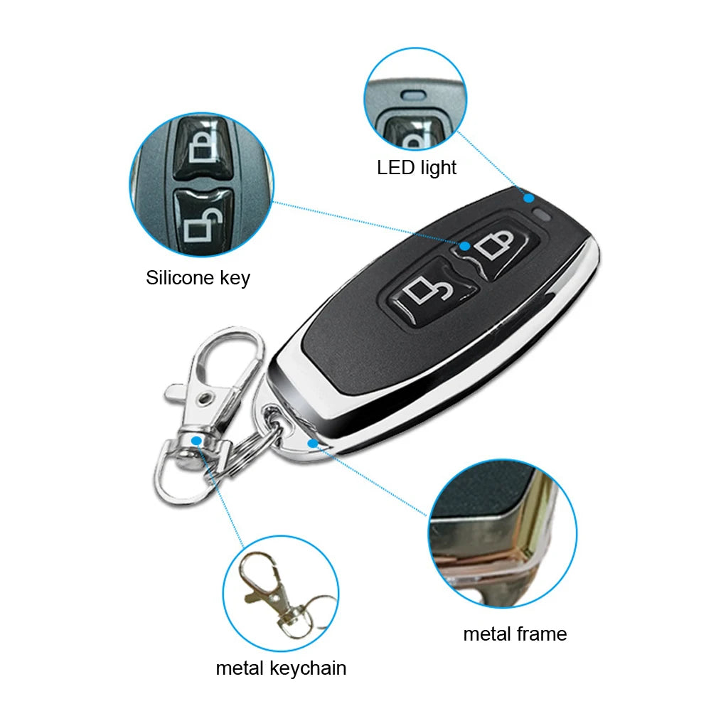 433MHz DC12V Wireless Remote Control Special for Glass Door Smart Lock Door Release Opener Transmitter Access Remote Key Vue