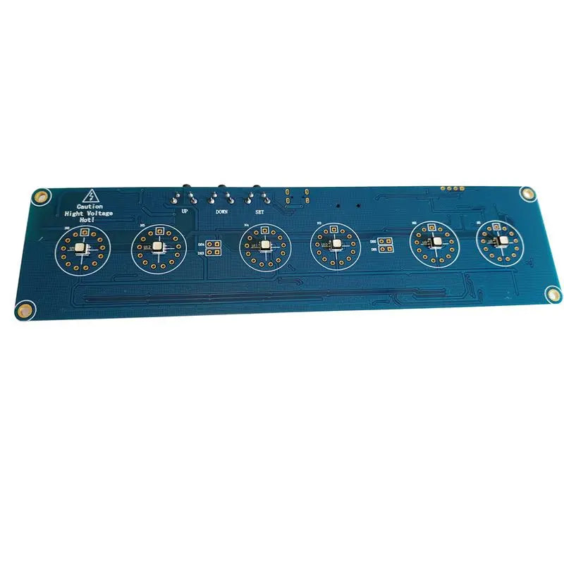 ABKW-3X DIY In14 In4 Nixie Tube Clock Digital LED Clock Gift Circuit Board Kit , PCBA No Tubes Vue