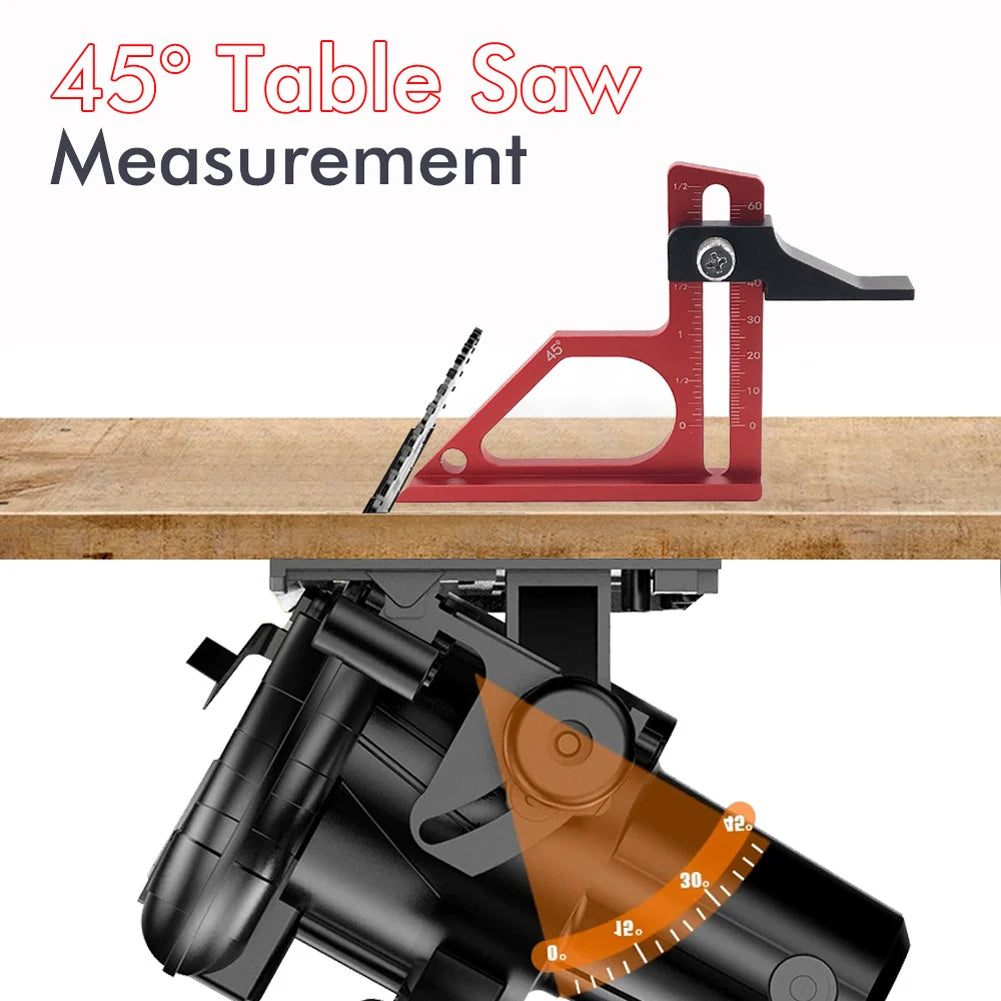 Metal Height & Depth Gauge for Table Saw, Drill Press & Bandsaw Woodworking Height Gauge Vue