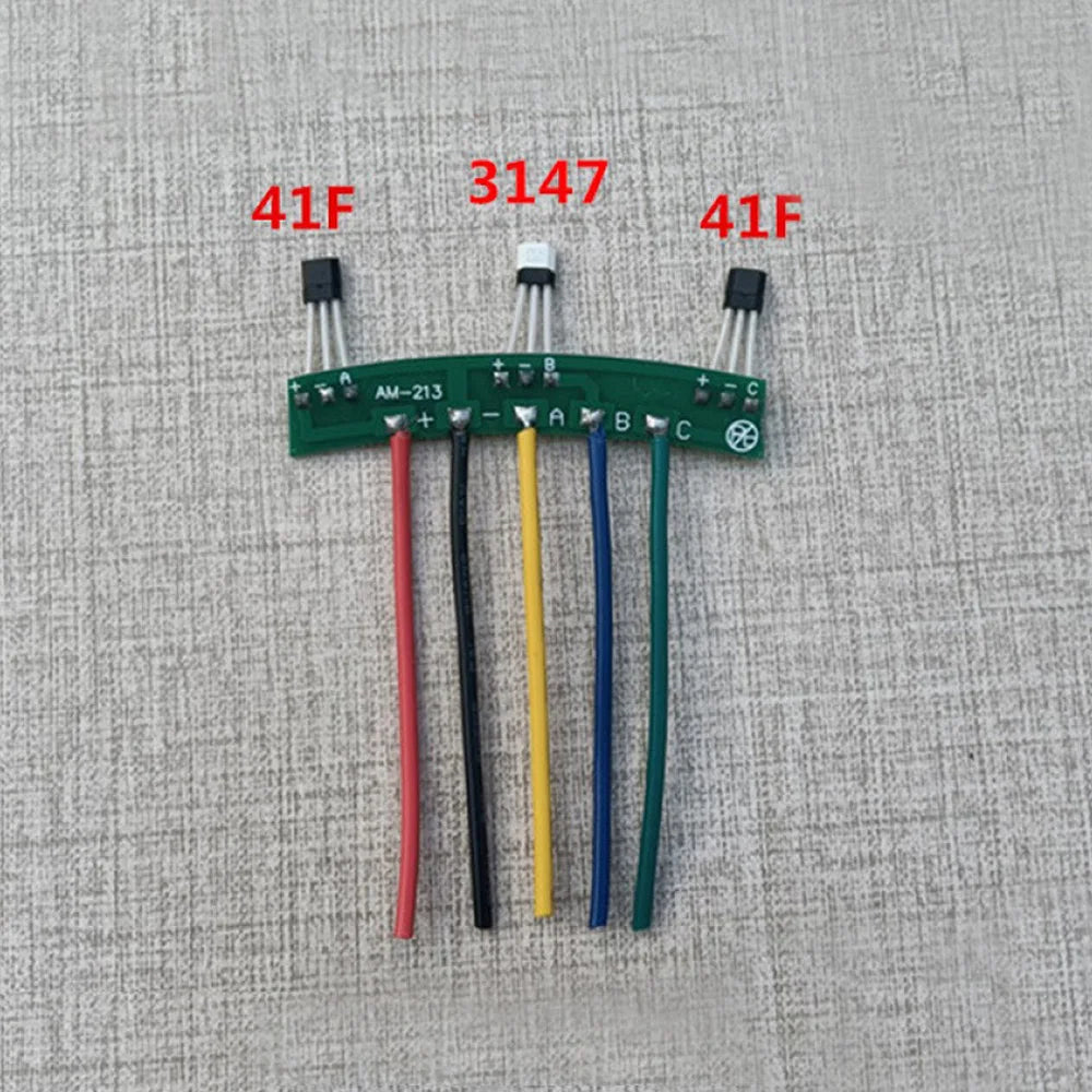 2-Wheels Electric Vehicles Motor Hall Sensor with Board Cable 120 Degree Motor 3147 41F Hall Circuit Board Element E-Bike Parts Vue