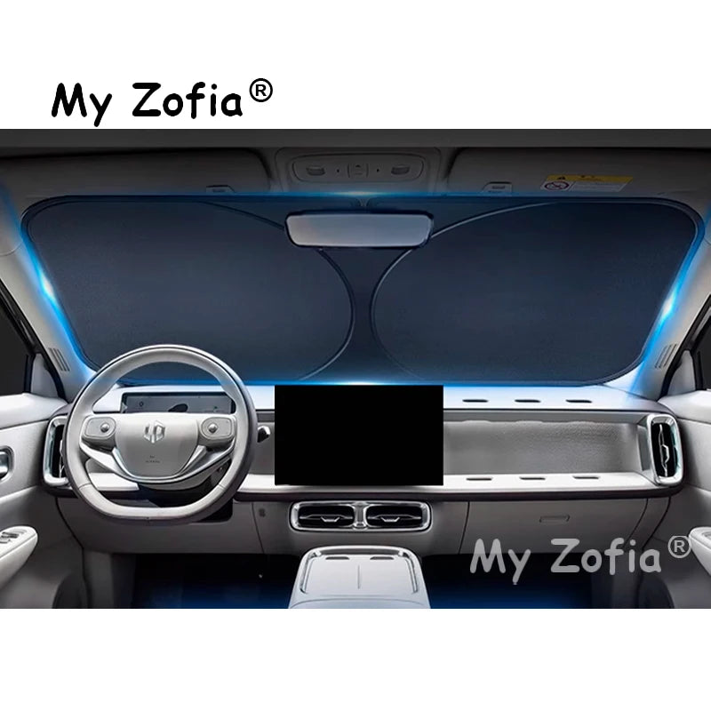 For Leapmotor B10 2025 2026 Car Windshield Sunshade Cover Anti UV Protection Foldable Accessories Vue